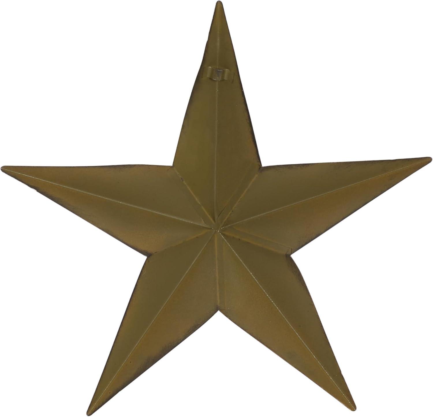 Metal Indoor Outdoor Star Multi Colored Wall Decor Set (Set of 3)