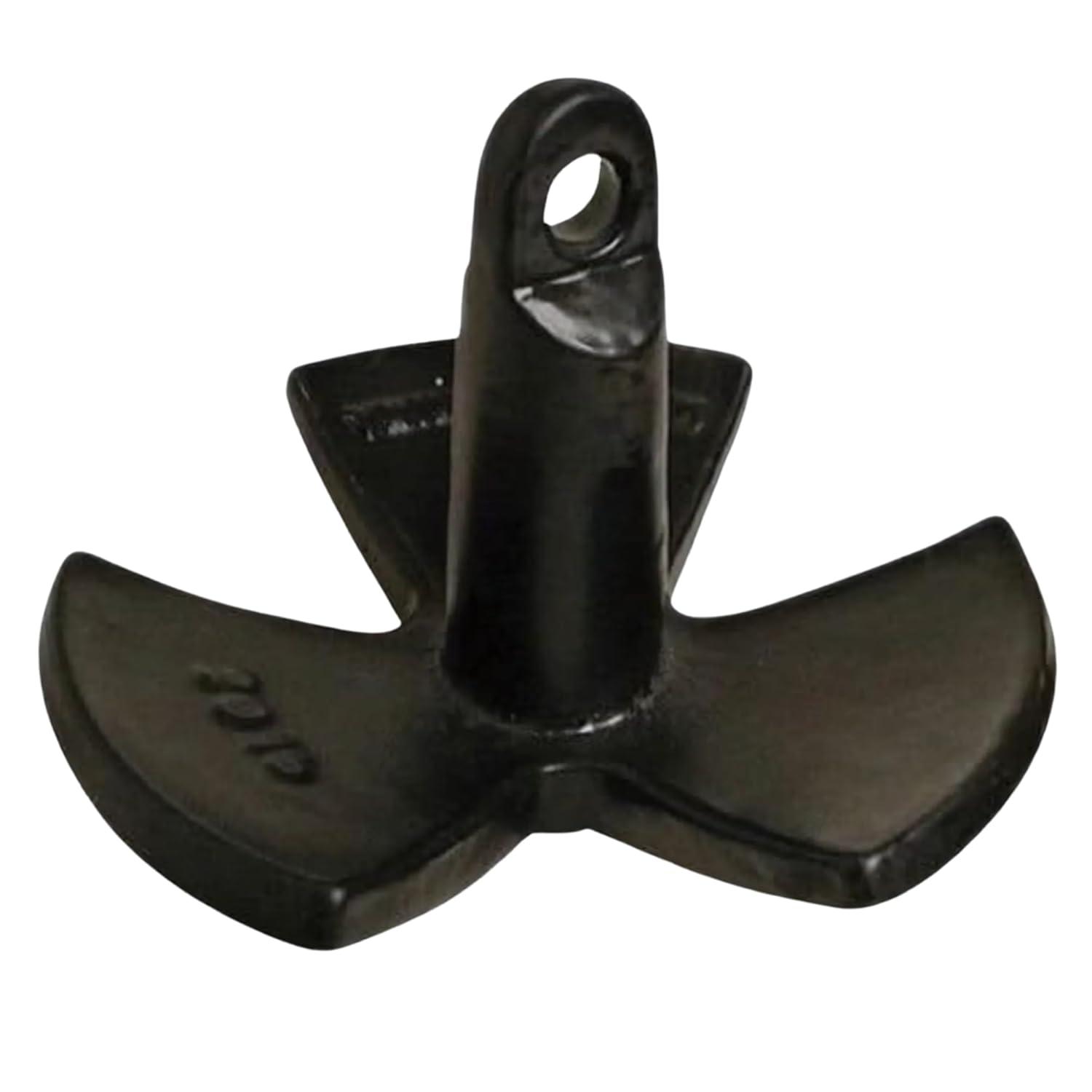 12 lb Black Vinyl Coated Cast Iron River Anchor