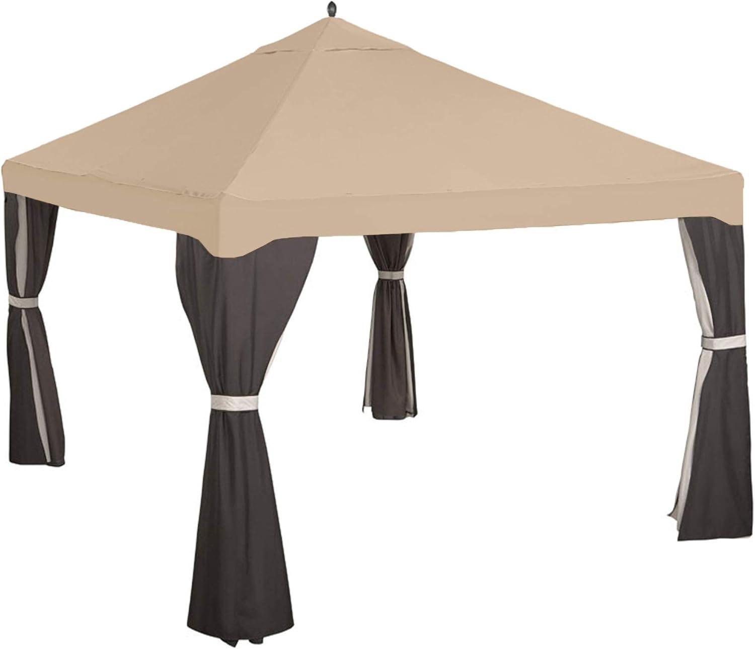 Beige Whisper RipLock 500 Replacement Canopy for 10' x 12' Gazebo