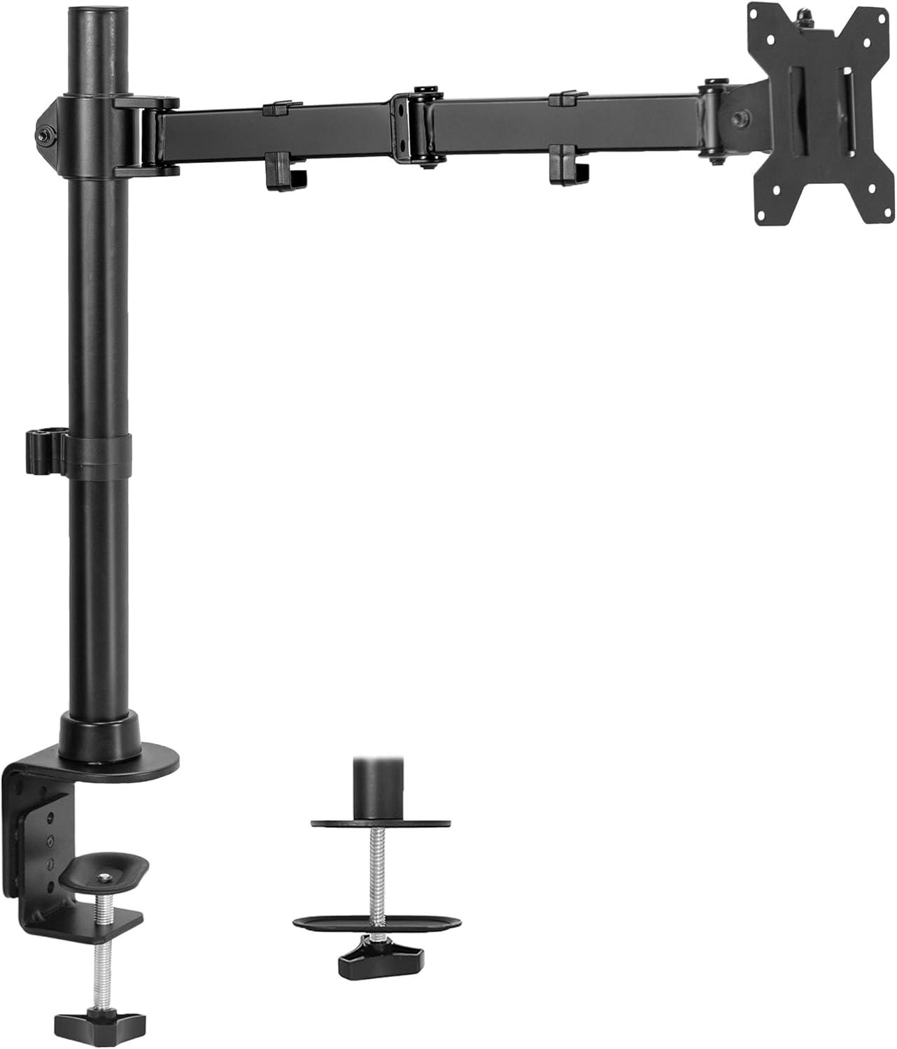 VIVO Single Ultrawide Monitor Desk Mount, Adjustable Stand for Screens up to 45"