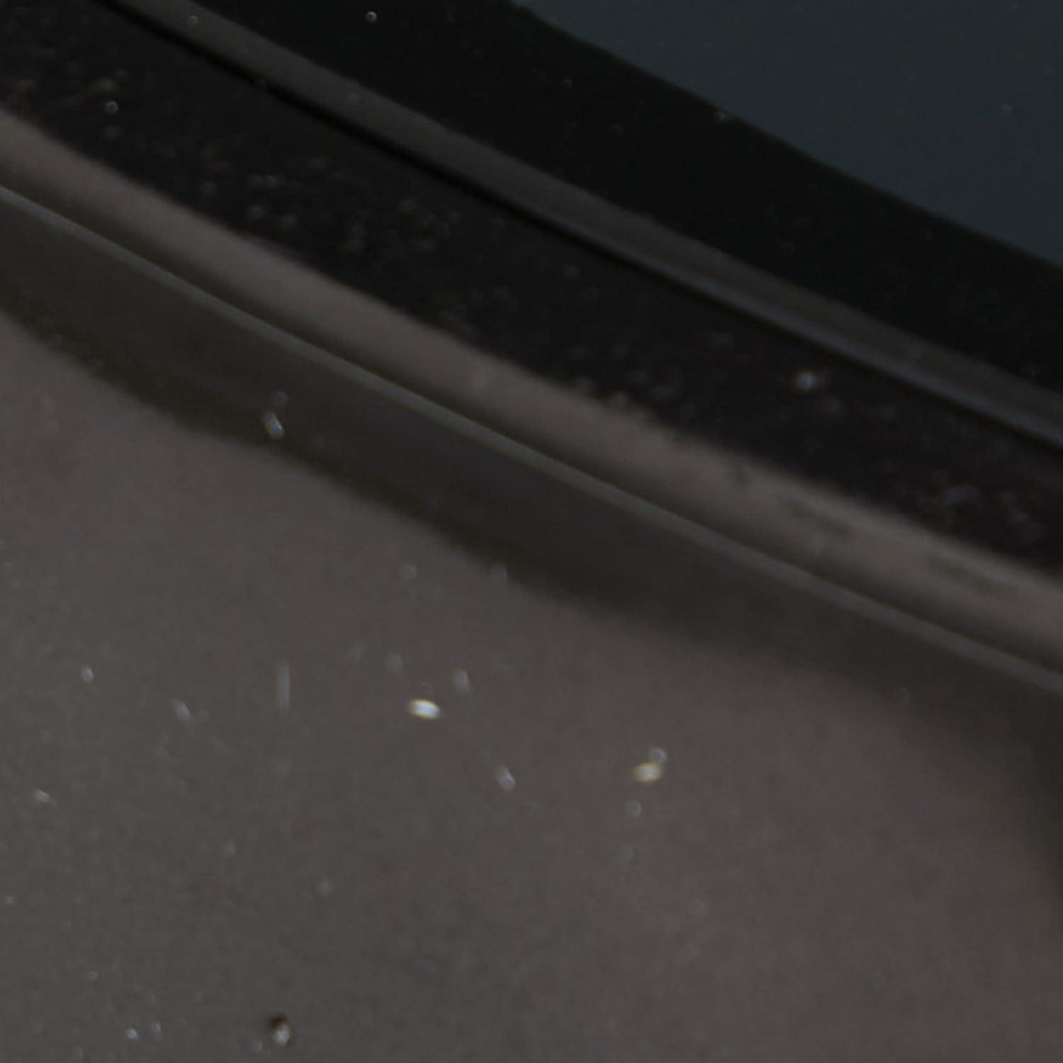 Deco 79 Aluminum Metal Living Room Coffee Table Drip Table with Melting Designed Legs and Shaded Glass Top, Center Table 36" x 36" x 16", Black