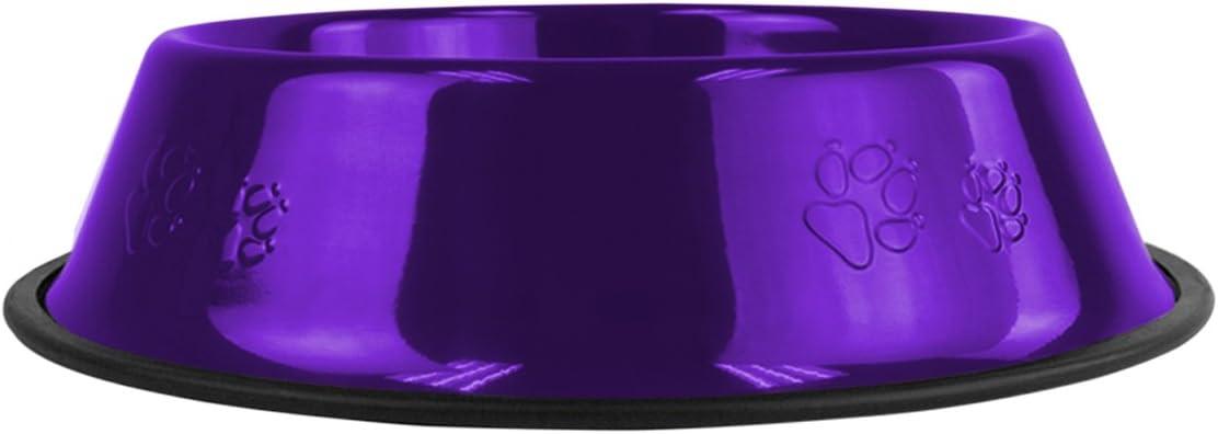 Platinum Pets Dog Non-Tip Stainless Steel Bowl