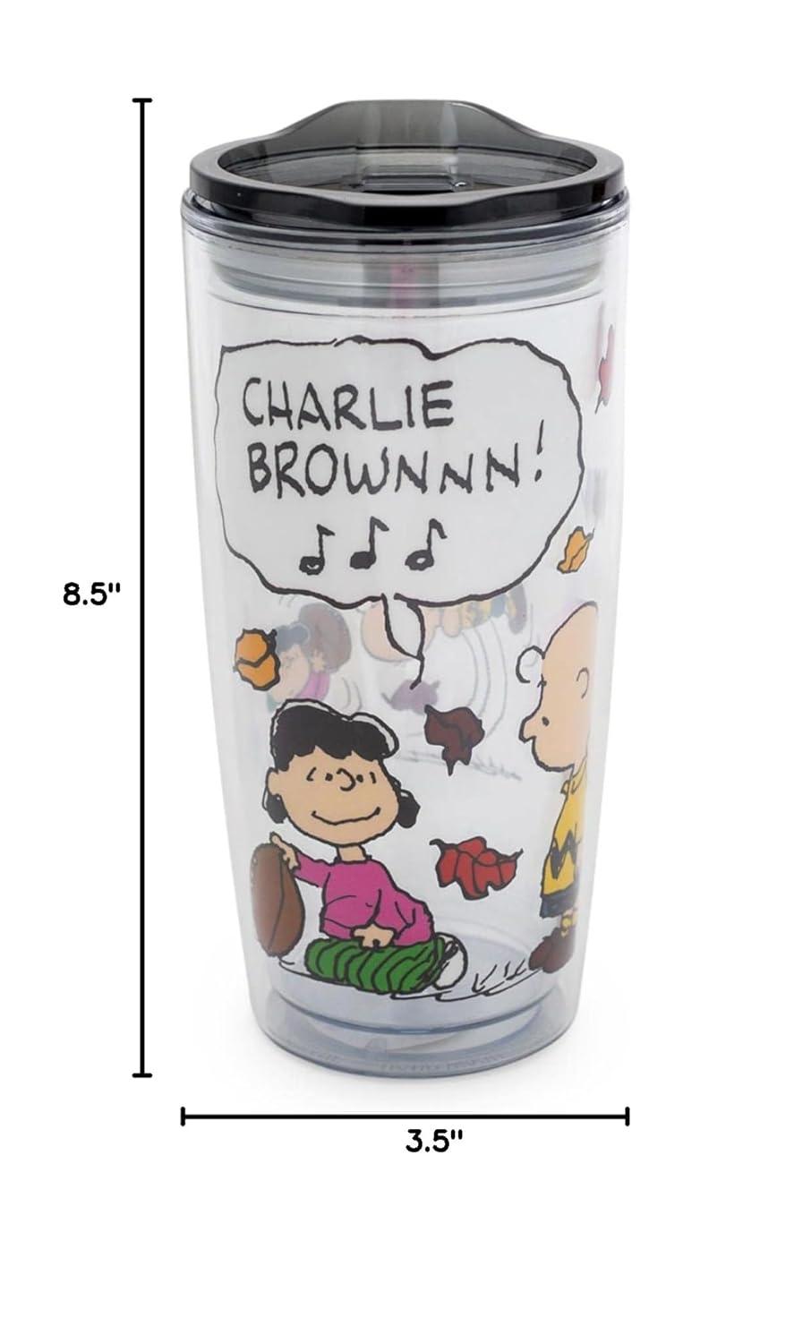 Silver Buffalo Peanuts Charlie 20 Oz. Plastic Pint Glass | Wayfair