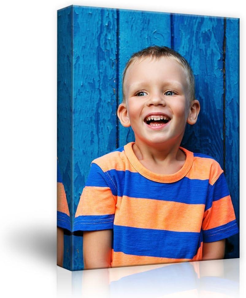 Personalized 24" x 16" Custom Photo Canvas Print with Wood Frame