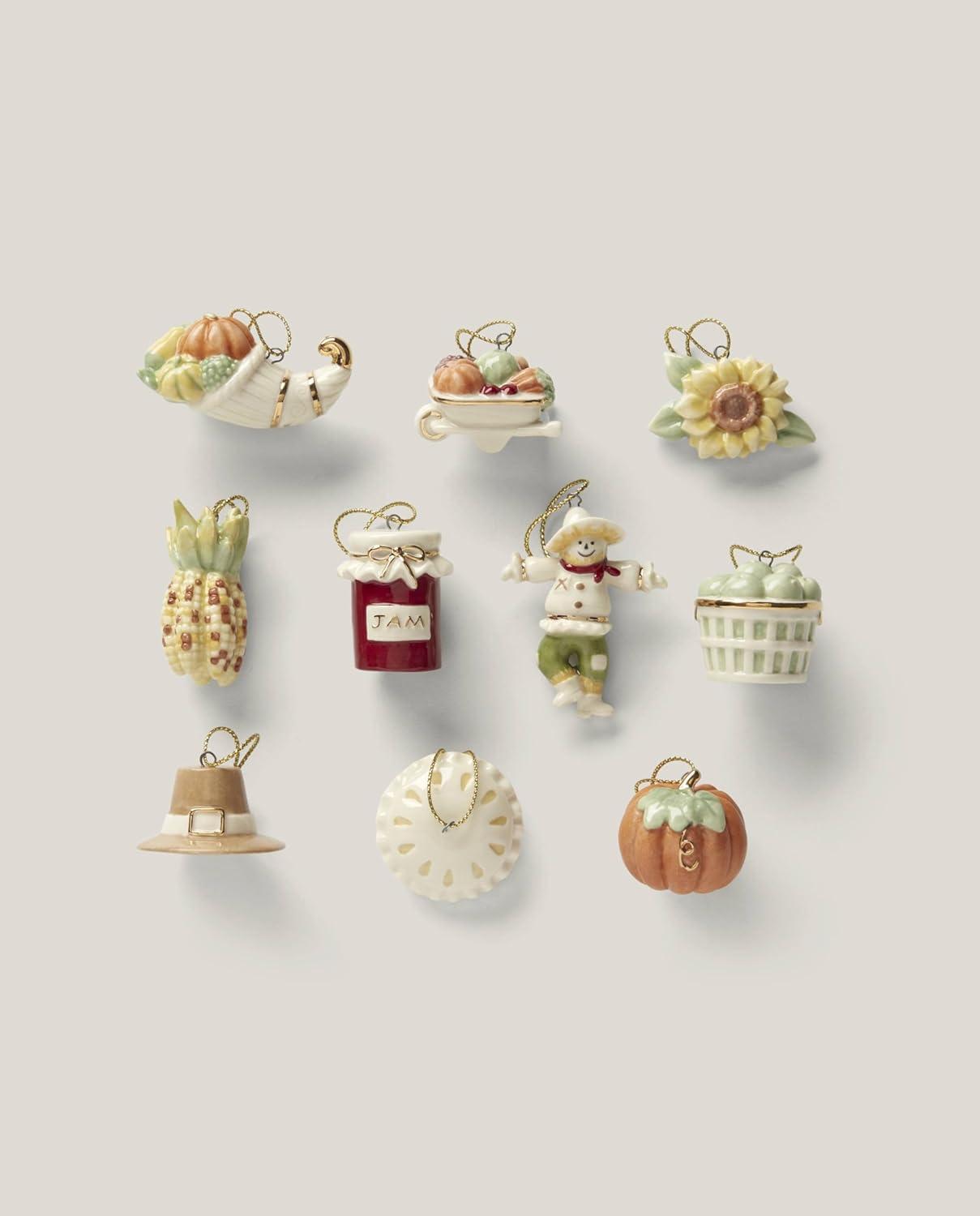 Autumn Favorites 10-Piece Ornament Set