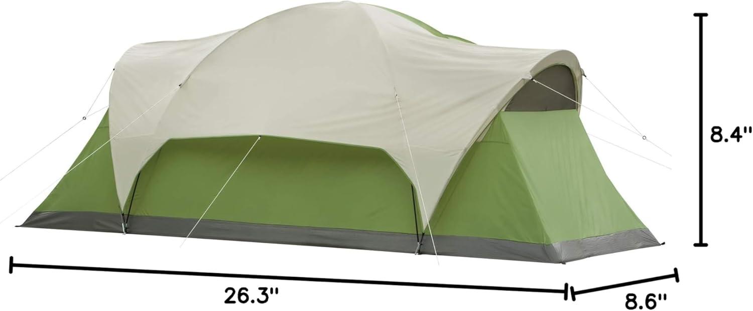 Coleman Montana 12' x 7' Modified Dome Tent, Sleeps 6