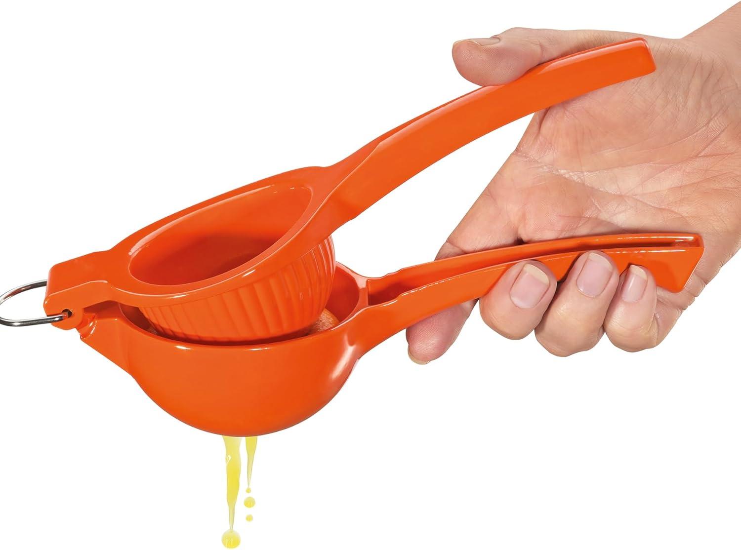 Cilio Aluminum Arancia Orange Squeezer, Orange