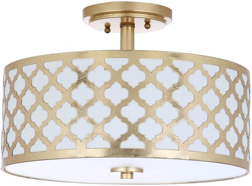 Kora Quatrefoil 3 Light 15 Inch Dia Flush Mount  - Safavieh