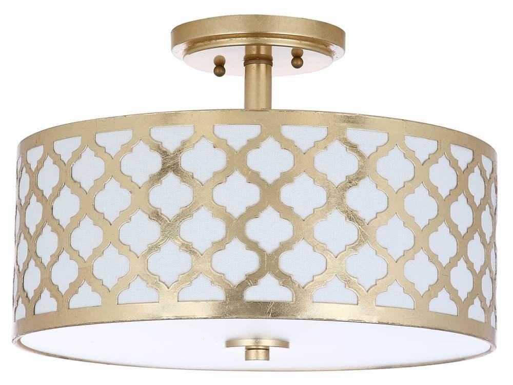 Kora Flush Mount - FLU4000 - Gold - Safavieh
