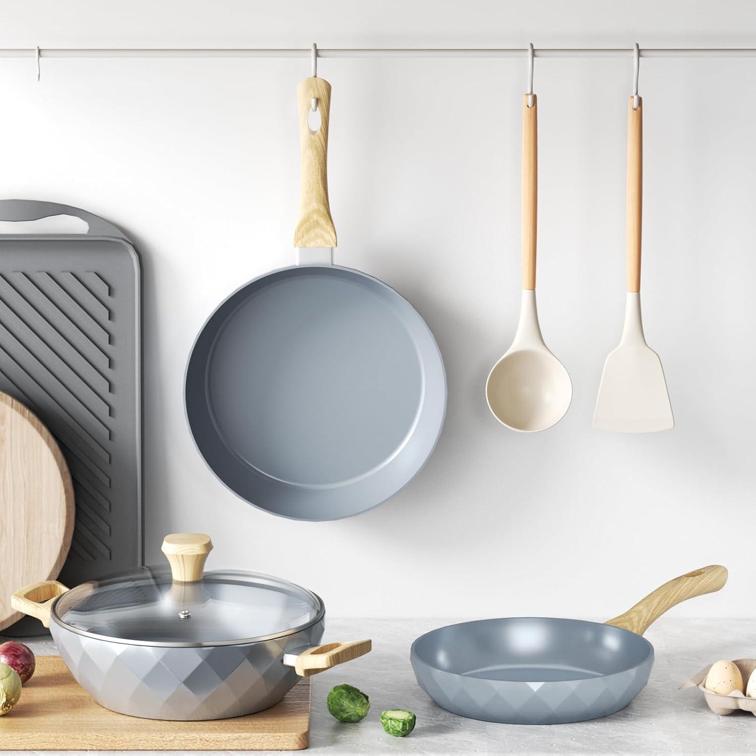 Ceramic Nonstick Pots and Pans Set