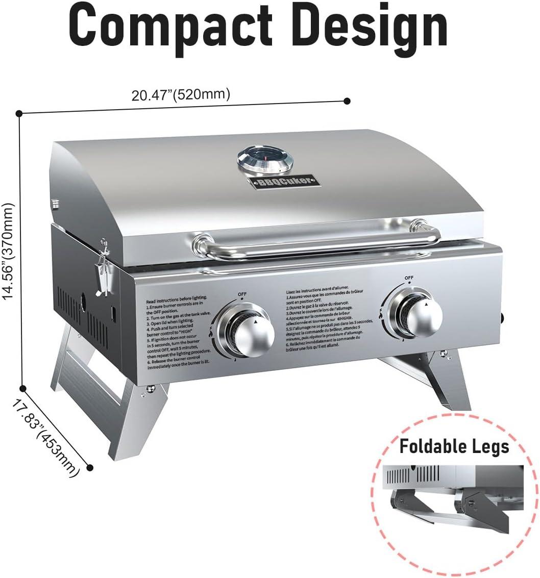 Costway 2 - Burner Portable Liquid Propane Infrared Gas Grill