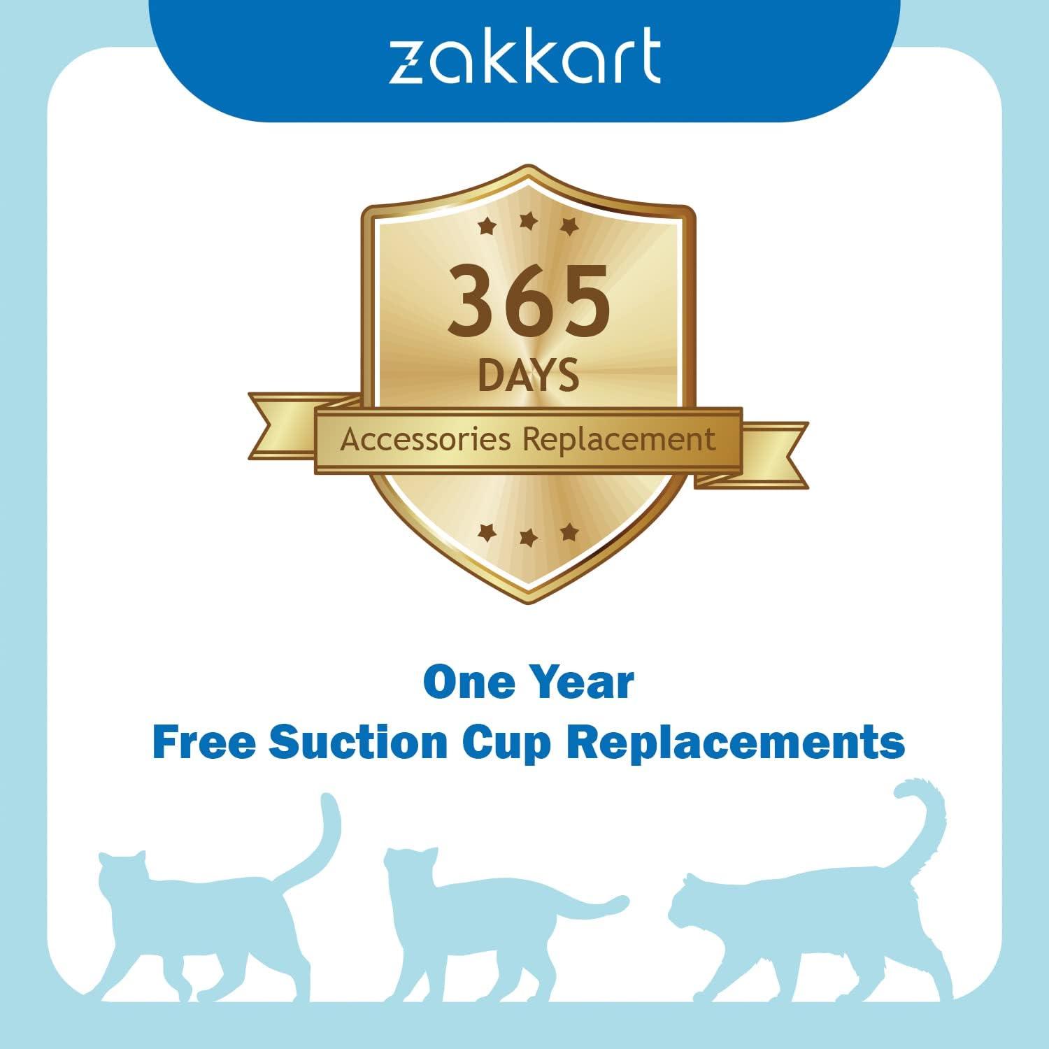 Tucker Murphy Pet™ Foldable Cat Hammock For Window - Cordless, Embeded Machine Washable Padded Bed, Robust Metal Frame - Cat Window Perch For Large Cats And Kittens (White Bolster Bed, Large)