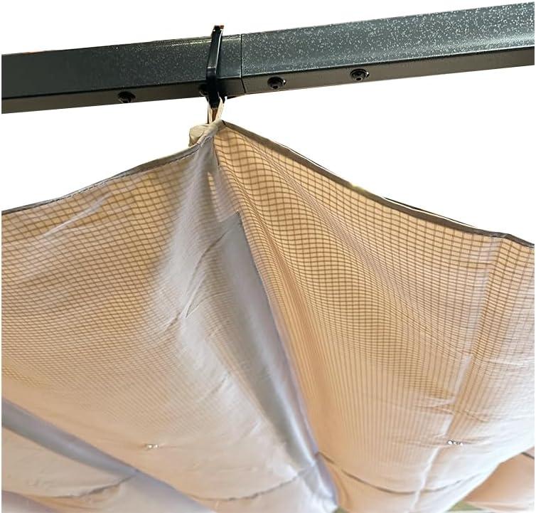 Garden Winds Replacement Canopy Top Cover Compatible with The AbcCanopy 11' x 11' Pergola - RipLock 350