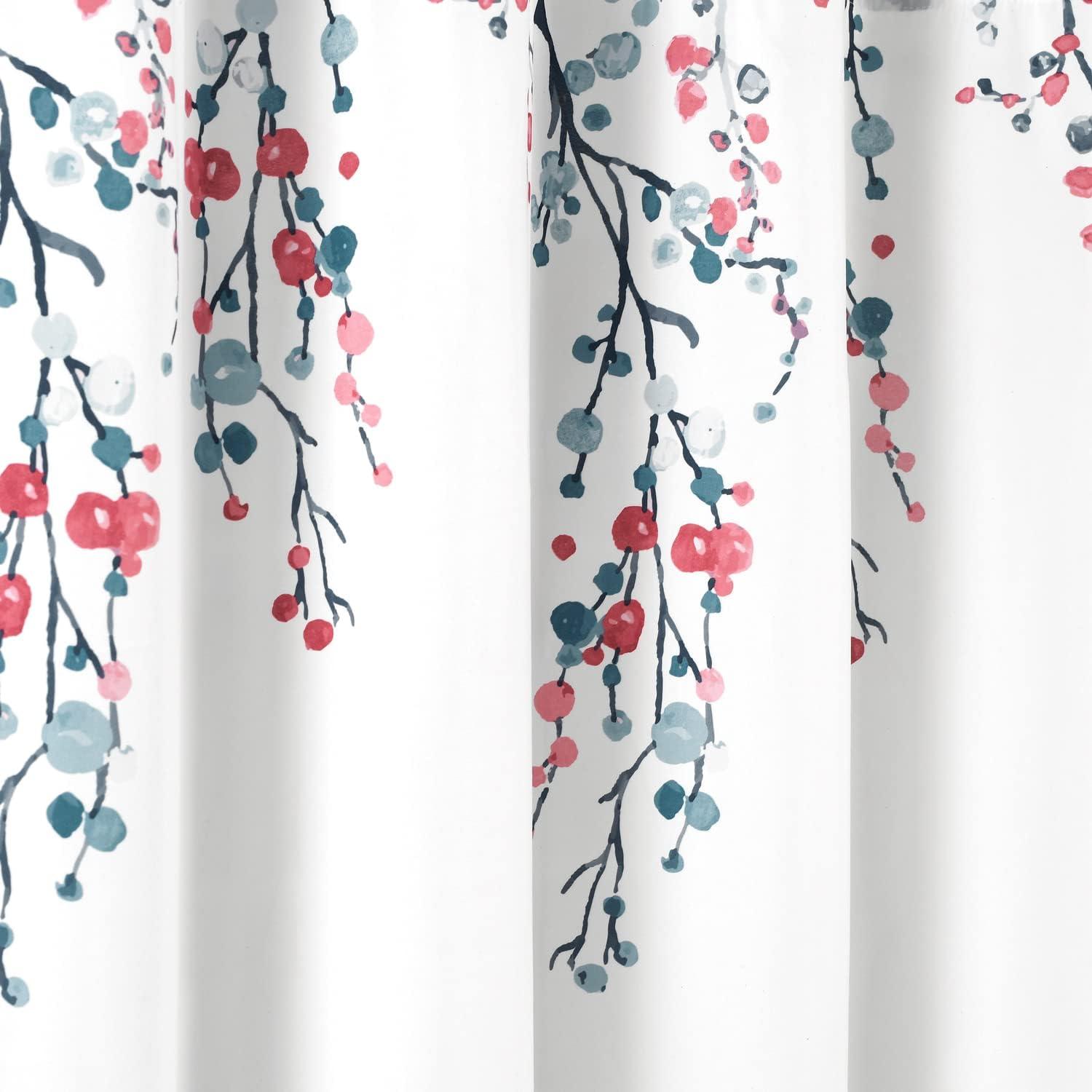 Mirabelle Watercolor Floral Floral Shower Curtain