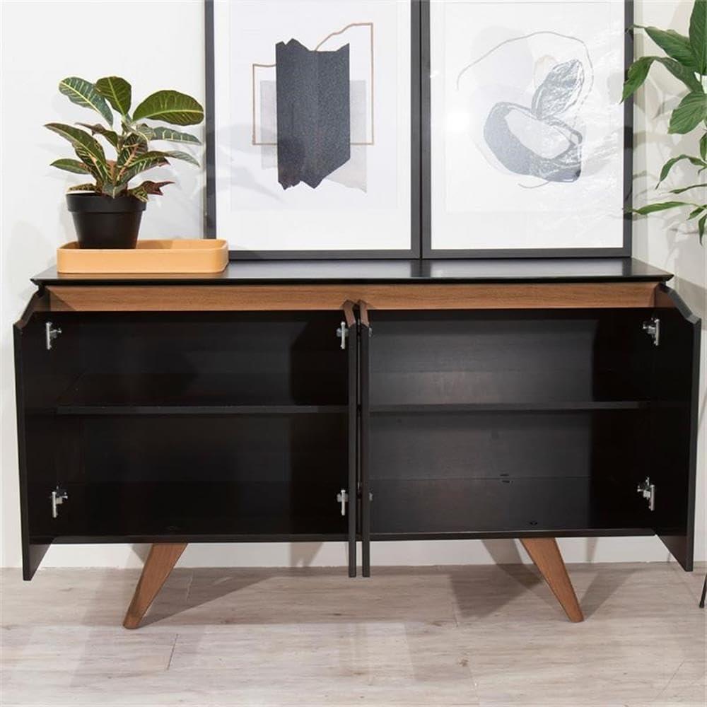 53.15" Tudor 4 Shelf Sideboard - Manhattan Comfort