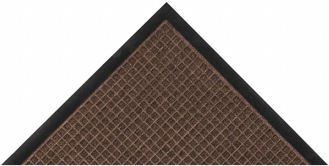 Brown Rubber-Backed 3' x 5' Outdoor Entrance Mat