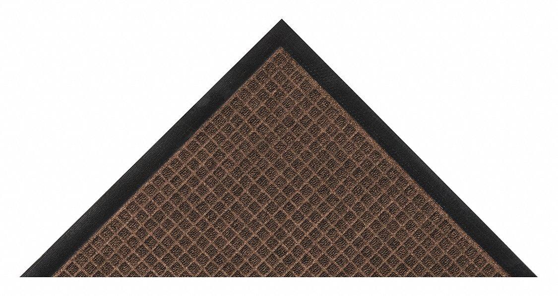 Brown Rubber-Backed 3' x 5' Outdoor Entrance Mat