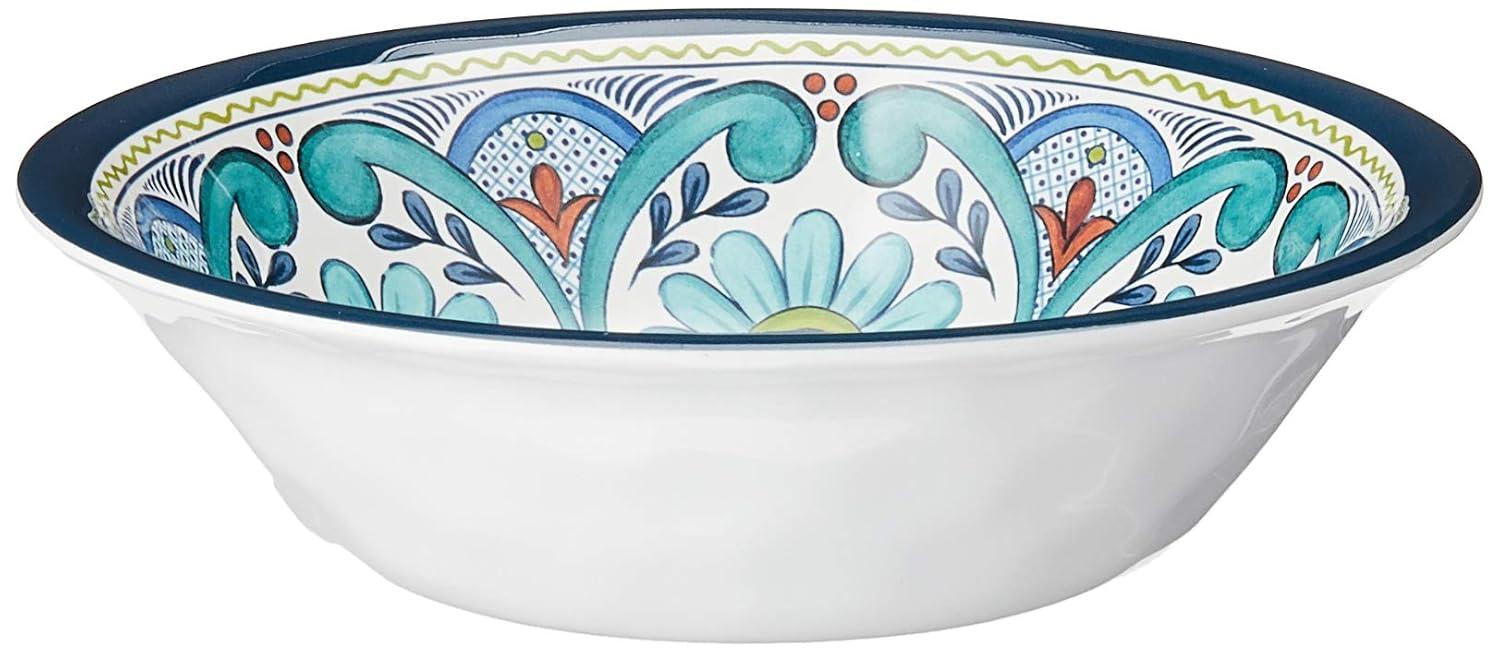 Certified International Talavera Heavy Weight 12 Piece Melamine Dinnerware Set, Service for 4