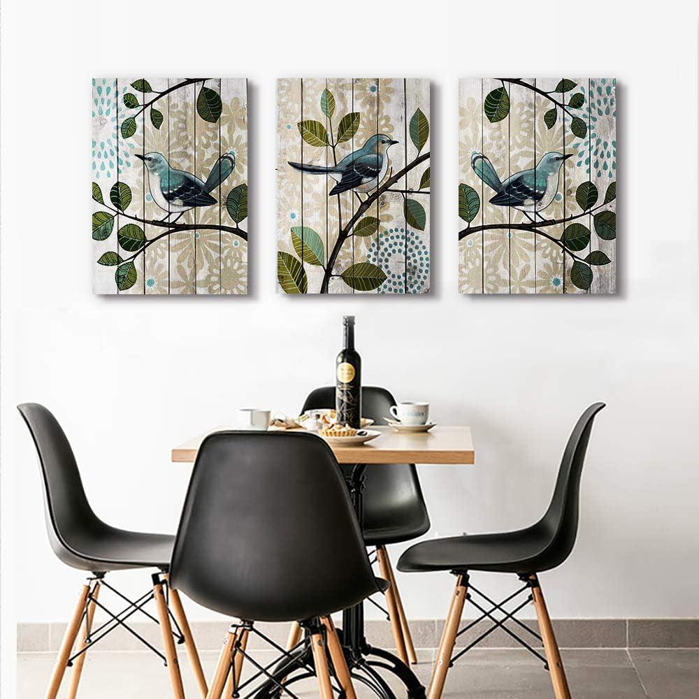 Canvas Wall Art For Living Room Family Wall Decor For Bedroom Kitchen Decor Artwork Abstract Leaves Painting Fashion Office Wall Pictures Poster Prints Bathroom Home Decorations 12" X 16" 3 Pieces