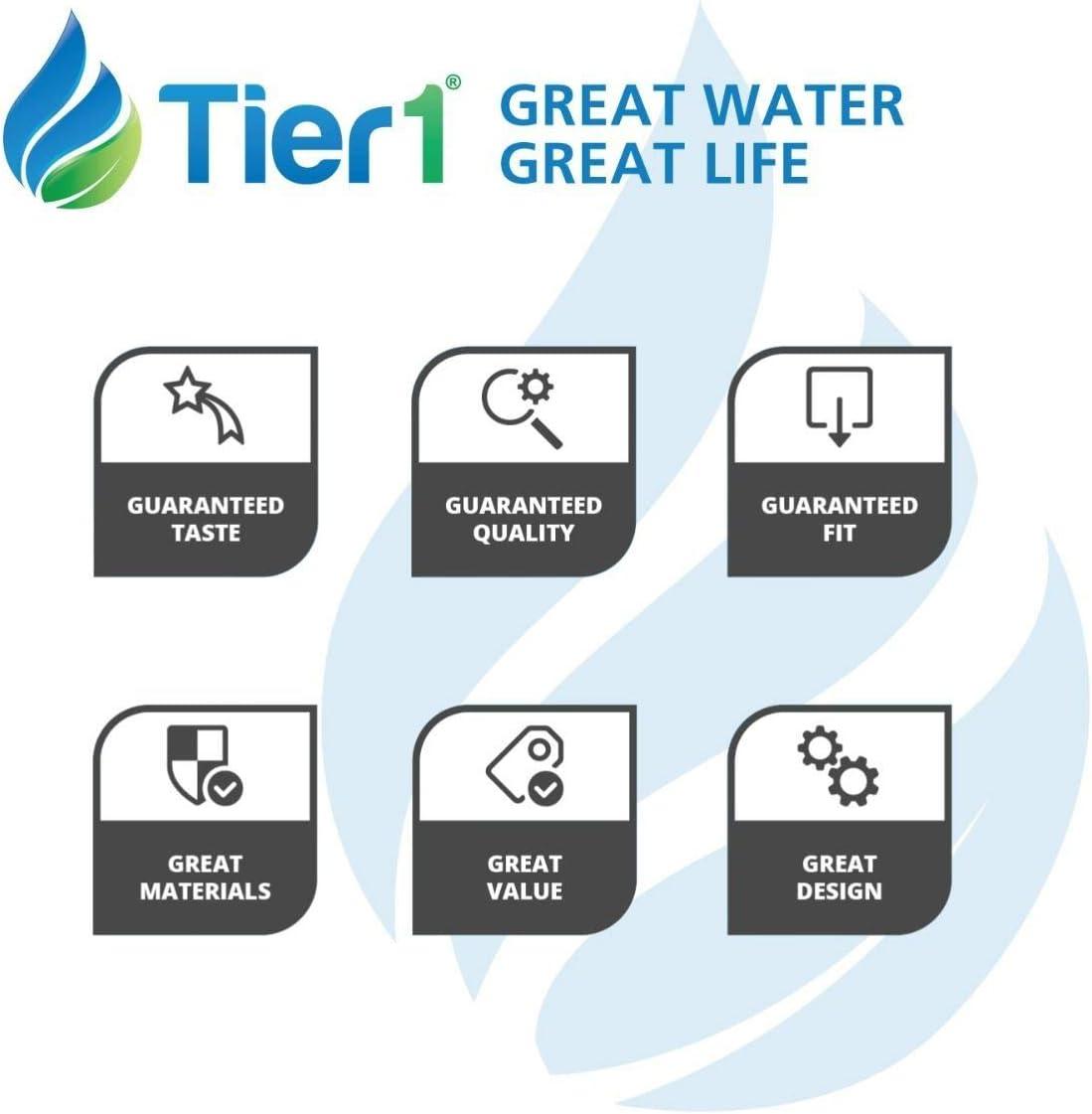 Tier1 Inline Water Filter NSF Standard Certified Replacement for GE GXRTQR Filter System - Activated Carbon Media to Reduce Contaminants including Chlorine Taste and Odor