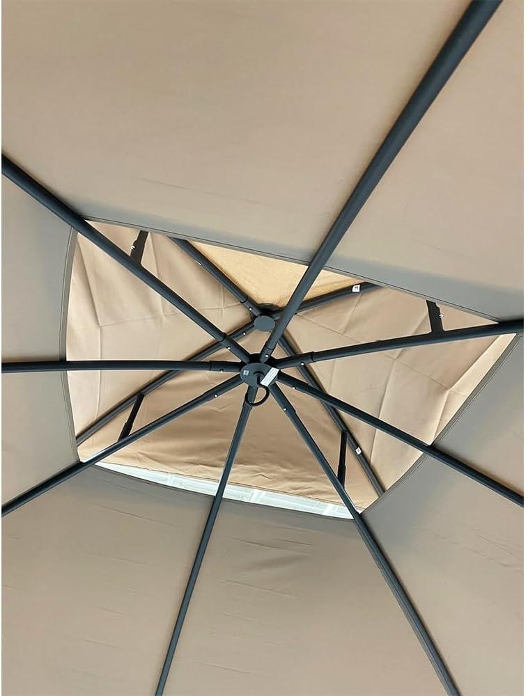 Garden Winds Replacement Canopy Top Cover Compatible with The Style Selections 10ft Gazebo -TPGAZ9116D TPGAZ9126B TPGAZ9126A - Riplock 350