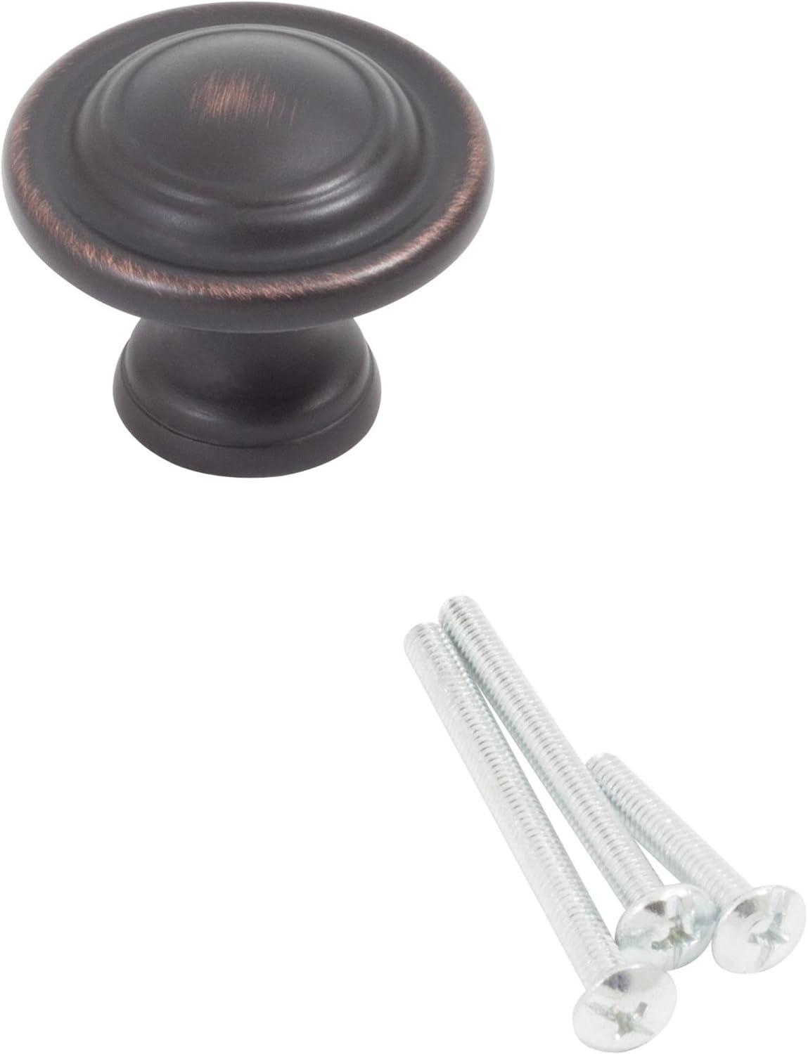 Charlotte Cabinet/Bi-Fold Door Knob, 1-3/4 Inches, by Stone Harbor Hardware