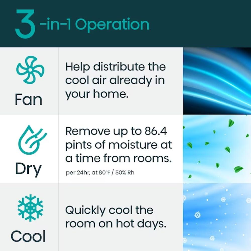 HiSense Hisense 10,000 BTU Smart Portable Inverter Air Conditioner with Quiet, High Efficiency Operation and Wi-fi Controls, AC Unit for Apartment, Living Room, Medium Rooms up to 450 Square Feet in Black