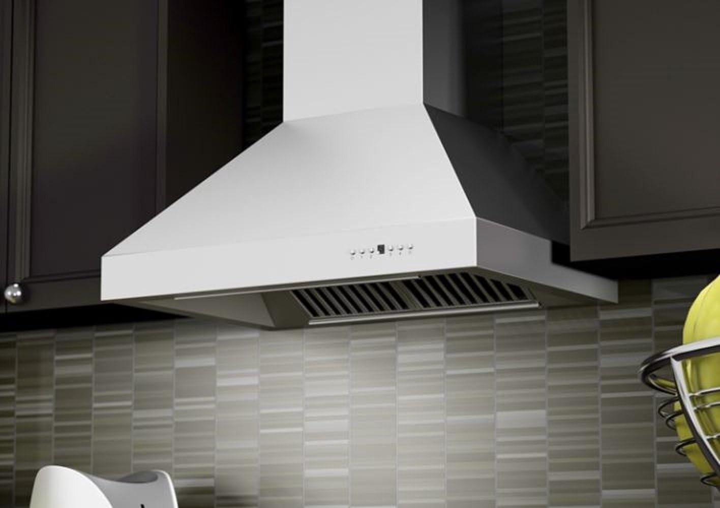 54" Professional 700 CFM Ducted Wall Mount Range Hood in Stainless Steel