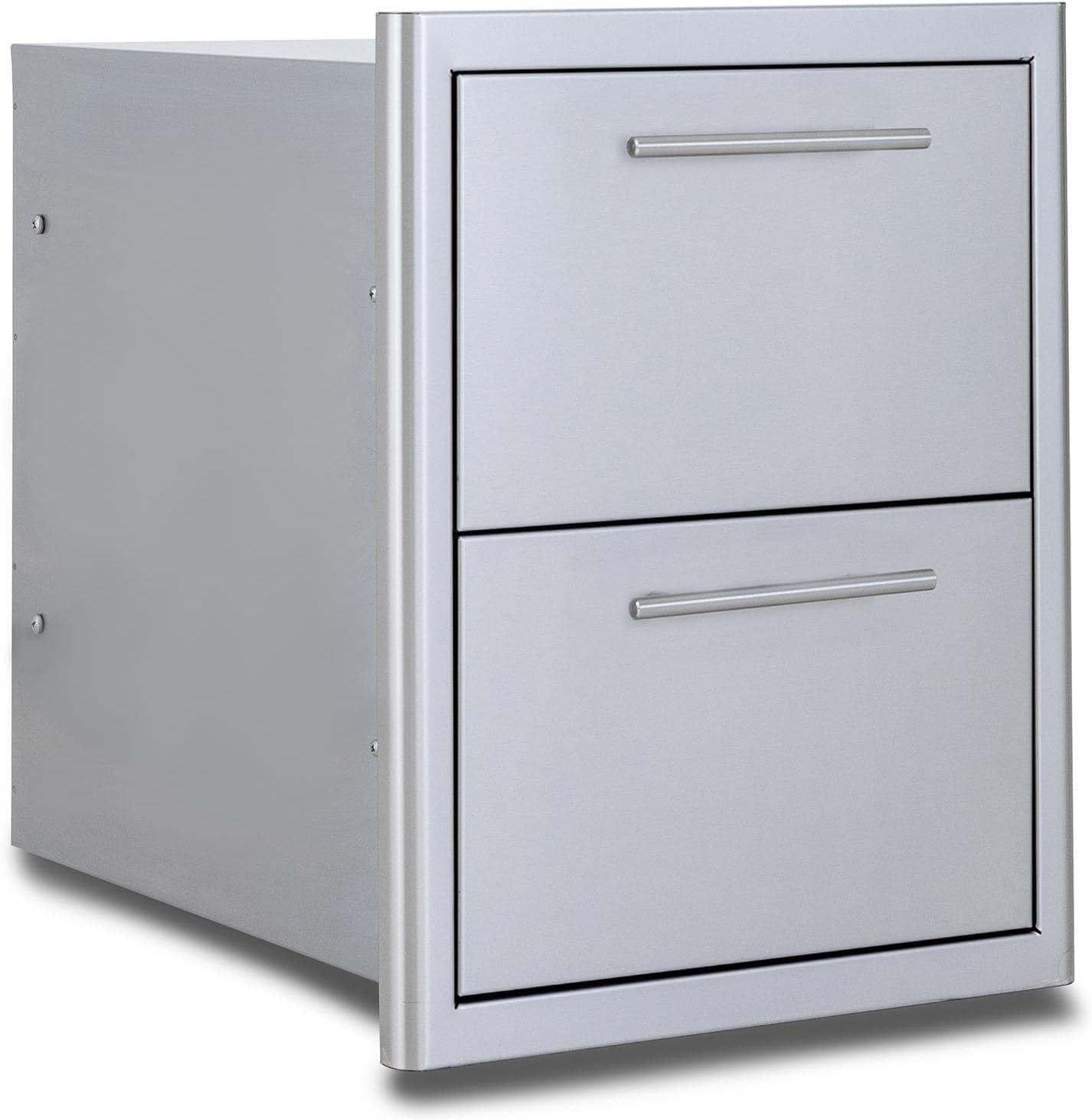 Blaze 16-Inch Stainless Steel Double Access Drawer