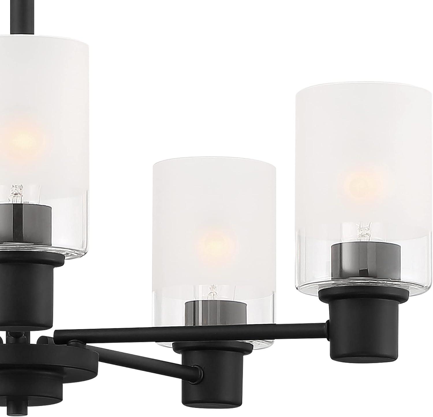 Designers Fountain Cedar Lane 5 Light Matte Black Chandelier, D236M-5CH-MB