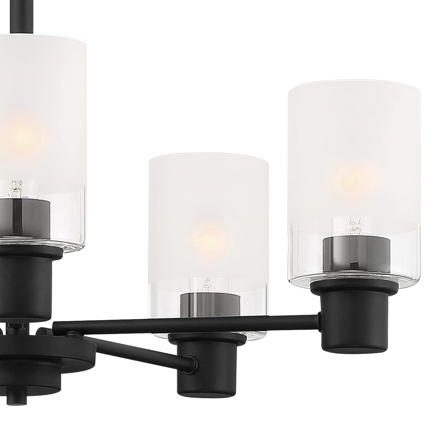 Designers Fountain Cedar Lane 5 Light Matte Black Chandelier, D236M-5CH-MB