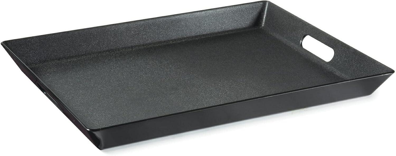 G.E.T. RST-1522-BK Black 15 x 20 Non-Skid Room Service Tray - 6 / CS