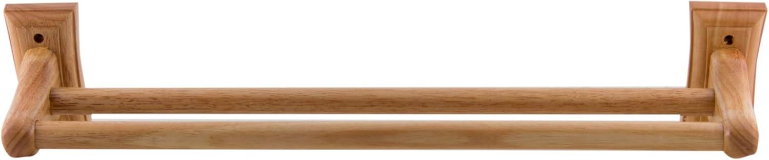 23.63'' Wood Wall Towel Bar