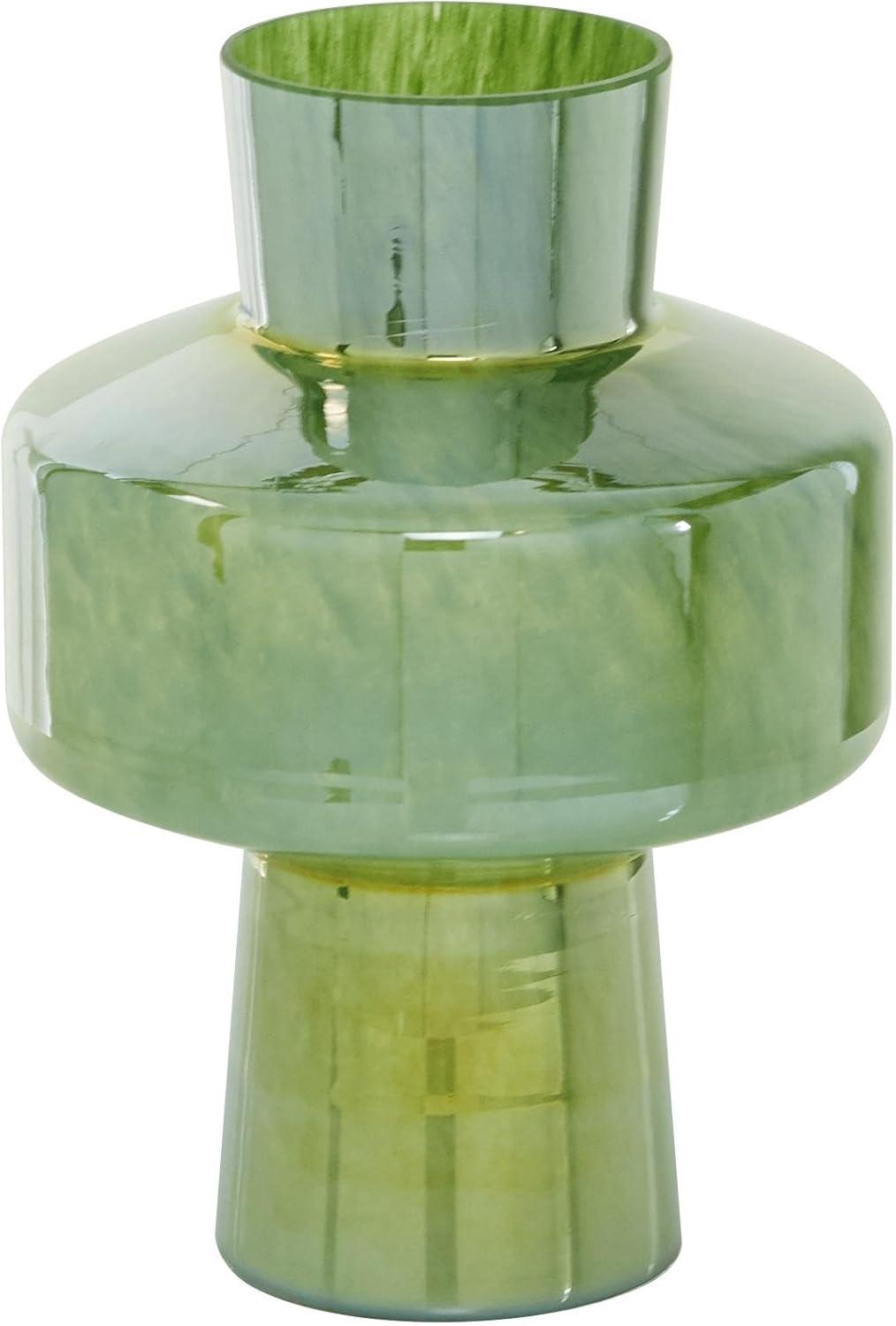 The Novogratz Glass Decorative Green Vase