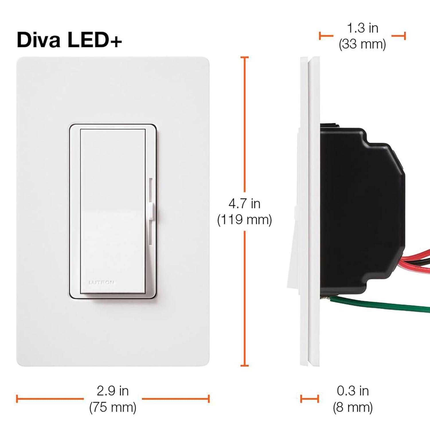 Tamper Resistant Slide Dimmer