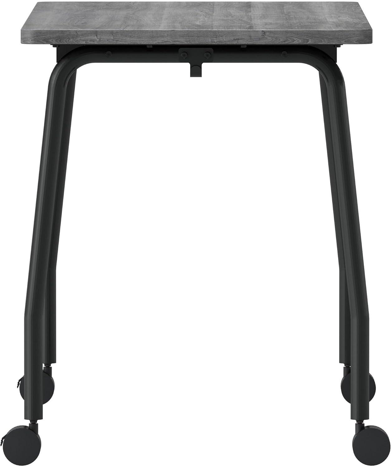 Rectangle 2 Person 23.63'' L Training Table with Casters