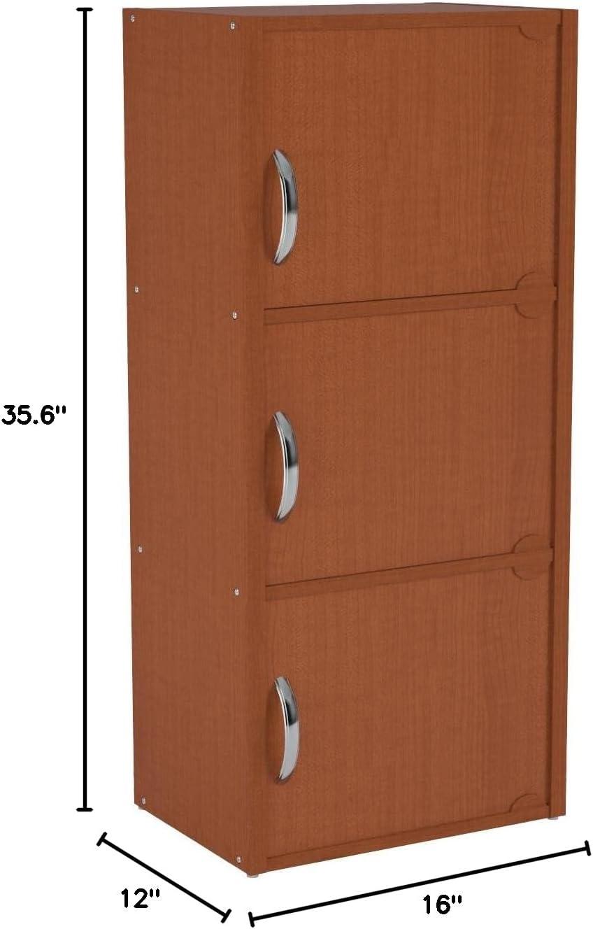 Versatile Kids' Black Storage Cabinet with Cubes and Doors