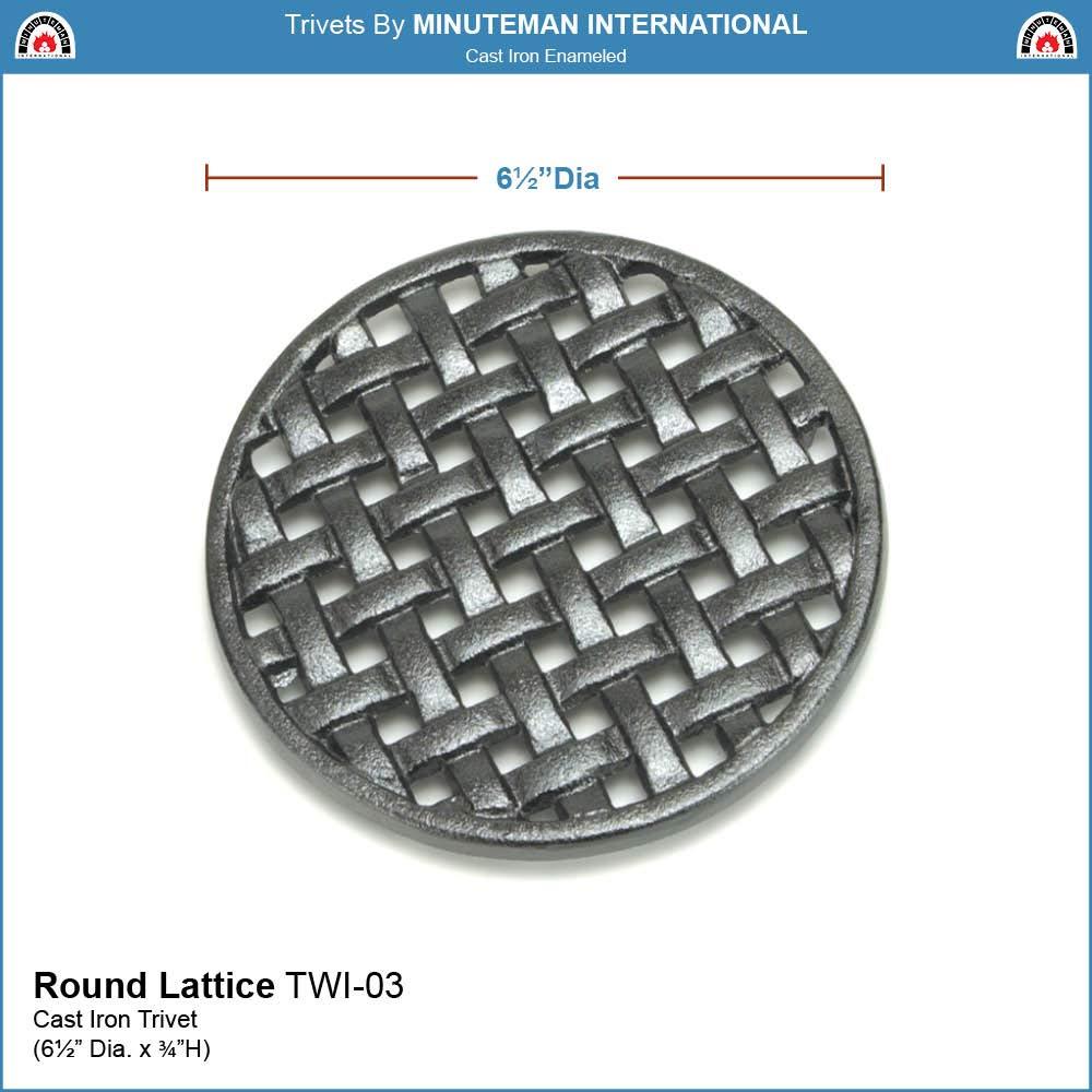 Williston Forge Metal Round 1 Piece Trivet