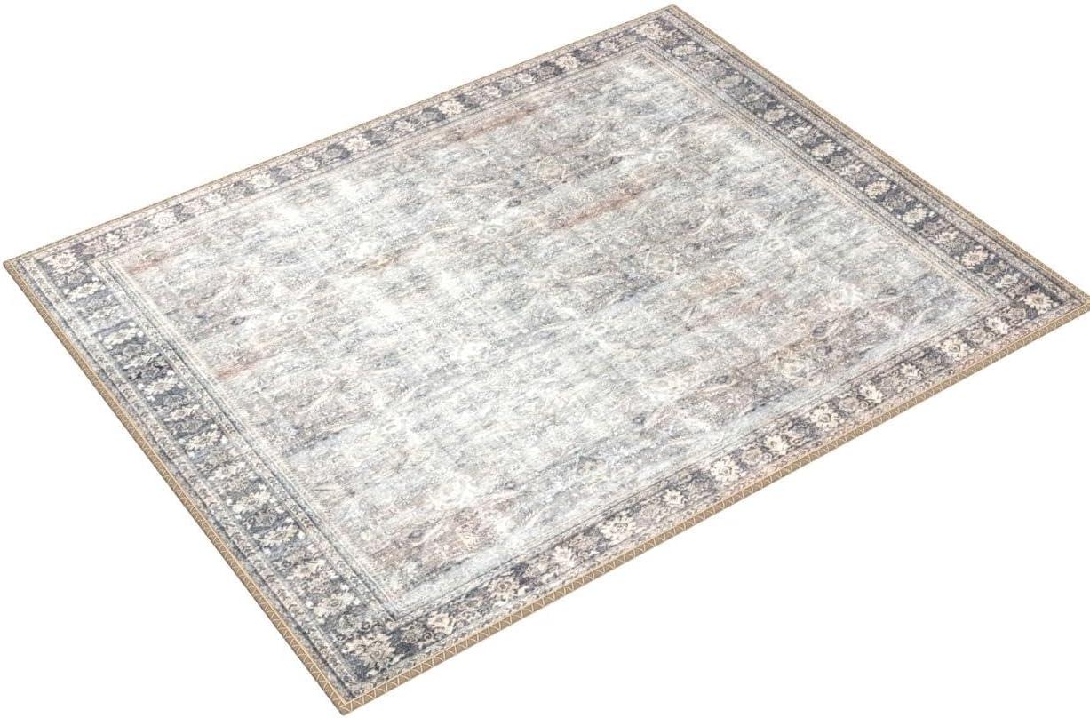 Loloi II Wynter WYN-07 Grey / Charcoal Oriental Area Rug 3'-6" x 5'-6"