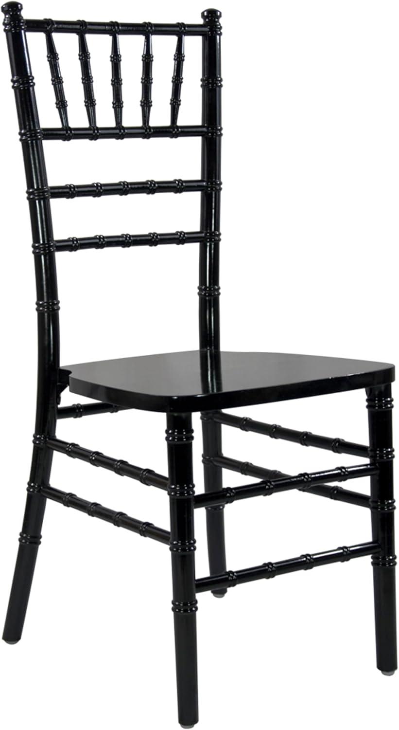Flash Furniture Advantage Black Wood Chiavari Chair
