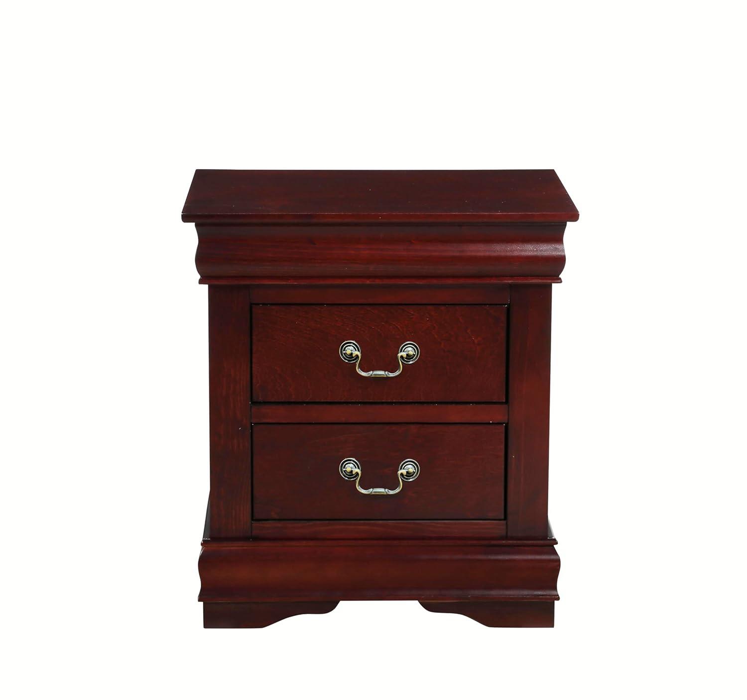 UBesGoo Nightstand in Cherry