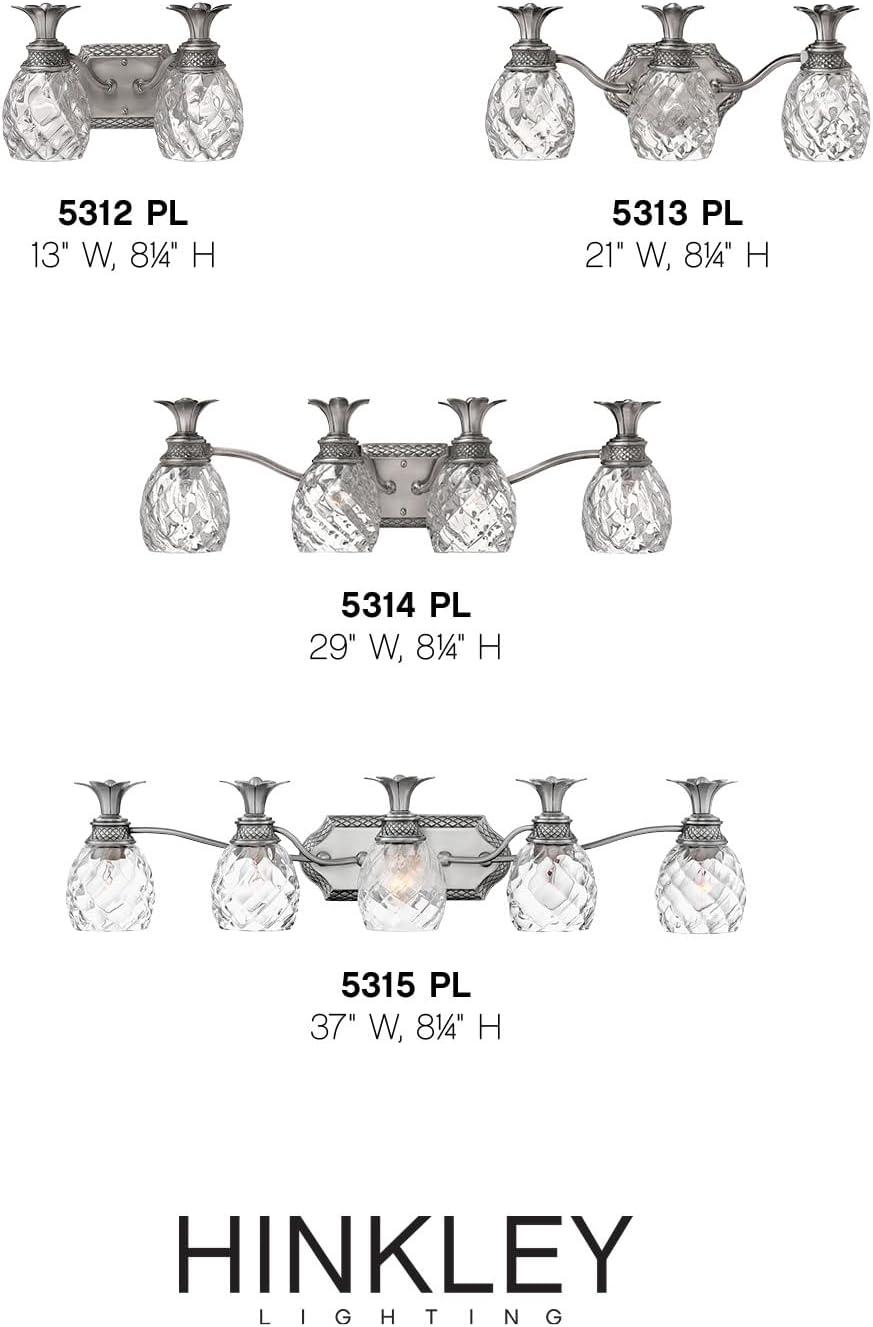 Hinkley Lighting Plantation 3 - Light Vanity in  Polished Antique Nickel