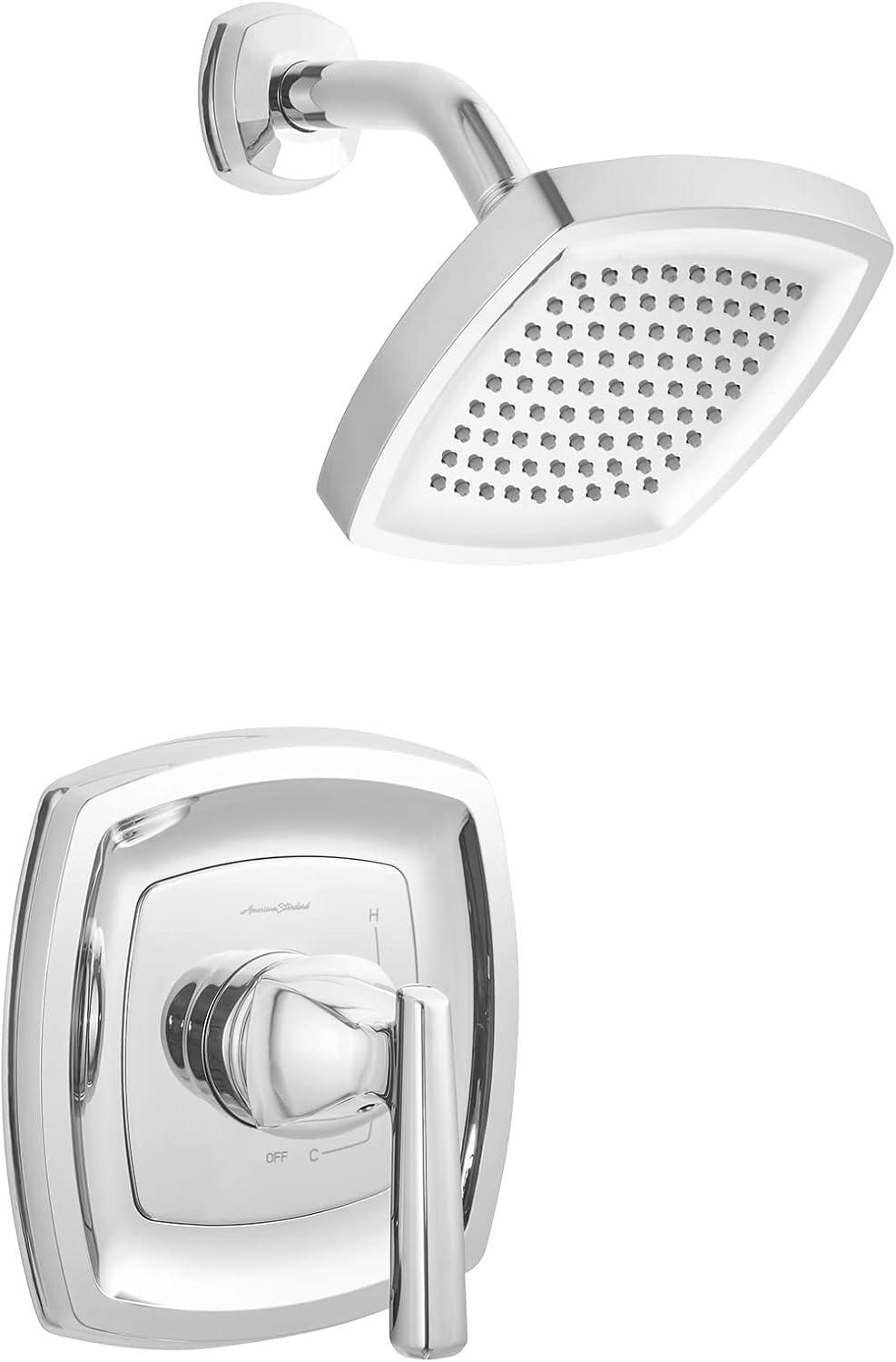 Pulse Chrome Wall Mounted Rain Shower Trim Kit