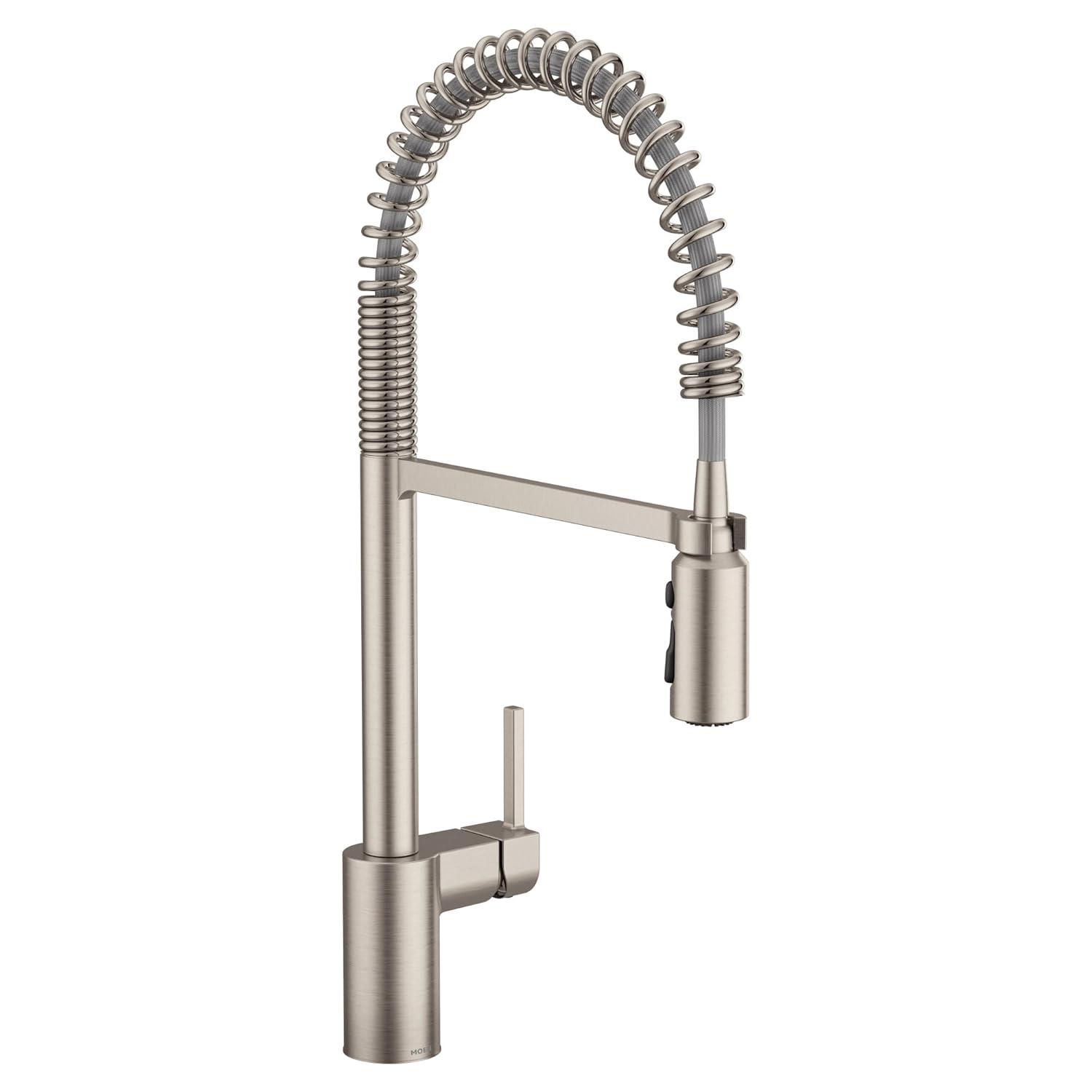 Moen Align Spot Resist Stainless One-Handle Pre-Rinse Spring Pulldown Kitchen Faucet
