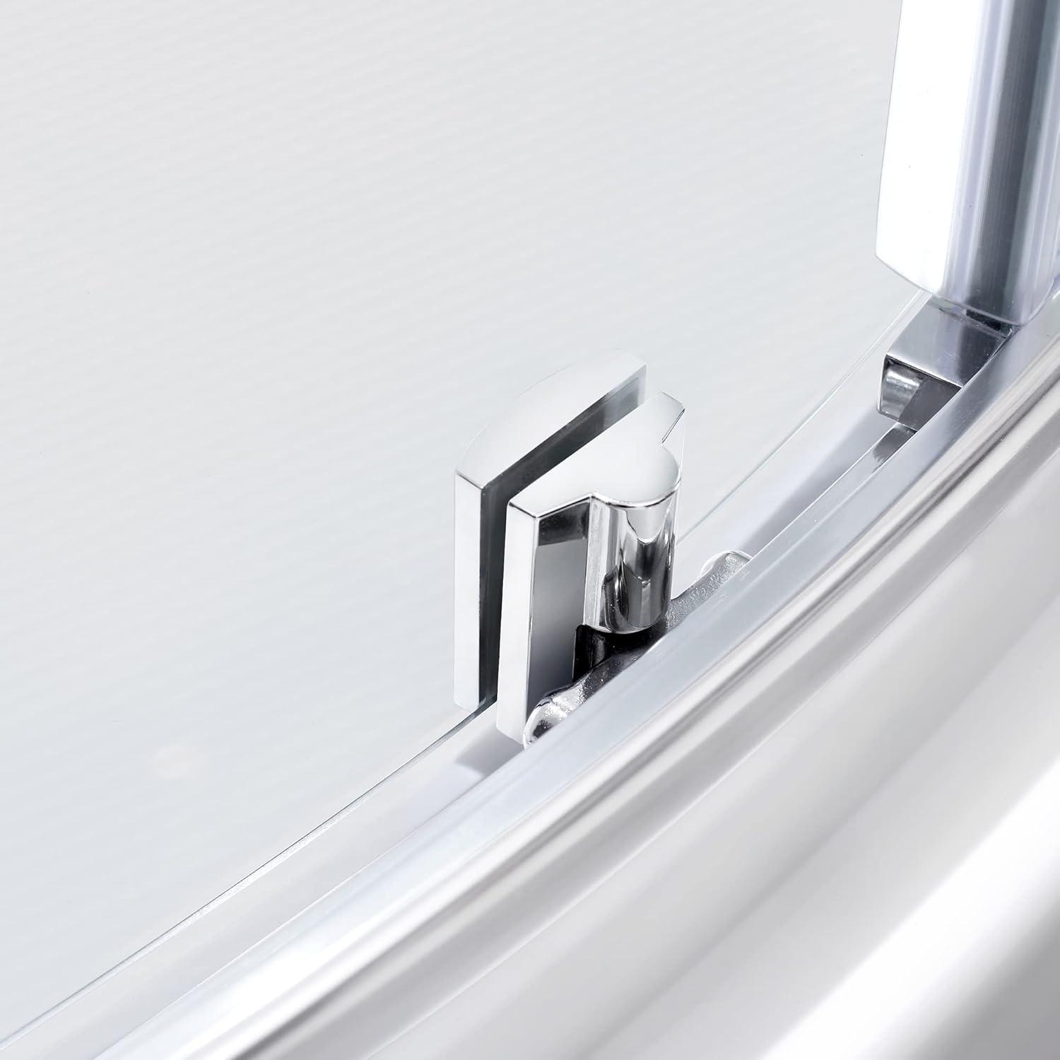 OVE Decors Breeze 33 in. Round Shower Kit w/ Clear, Base, Wall