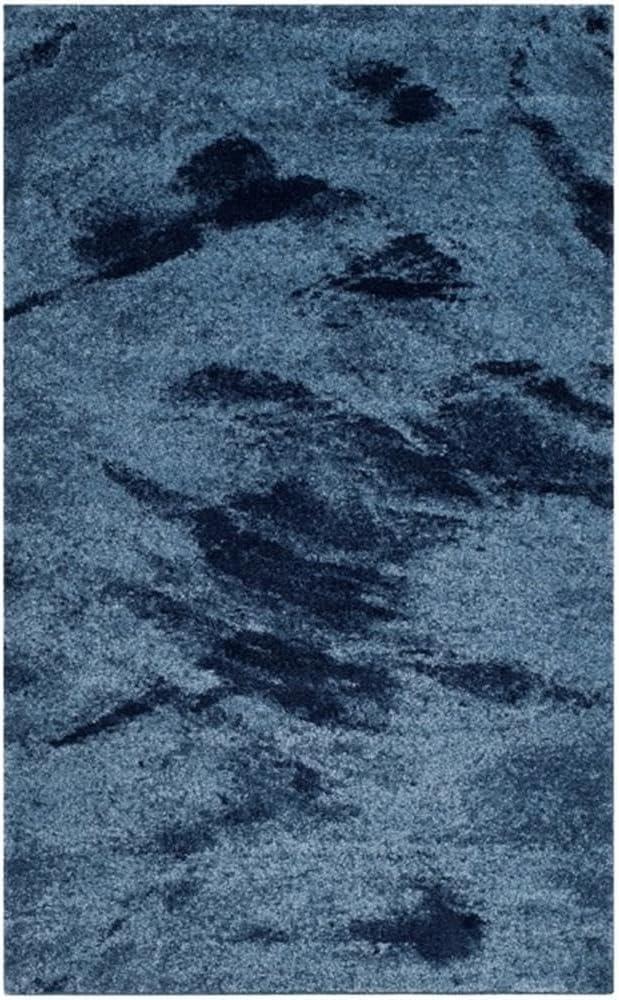 Retro RET2891 Power Loomed Indoor Area Rug - Light Blue/Blue - 5'3"x8' - Safavieh.