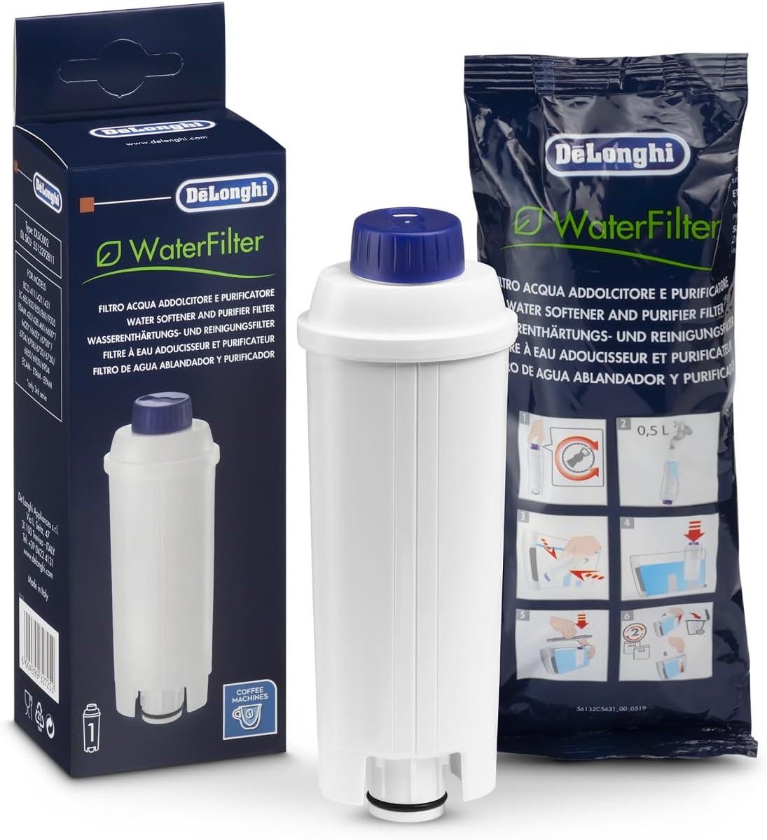 DeLonghi White Water Filter for Coffee Machines