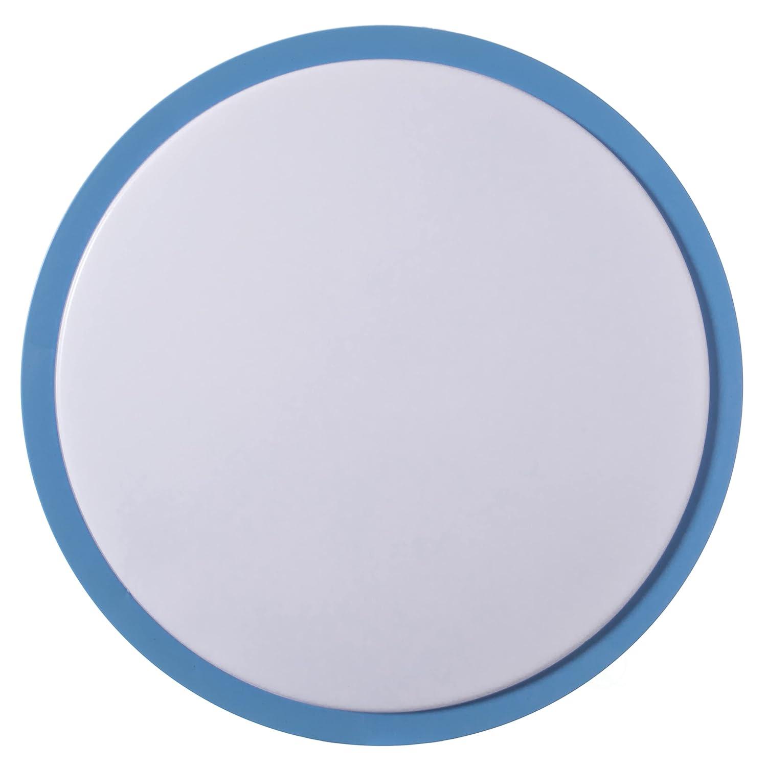 LED Ceiling Light Fixture Flush Mount Lighting, 6500K 30,000 Hour Lifetime 15 in. Blue 36W