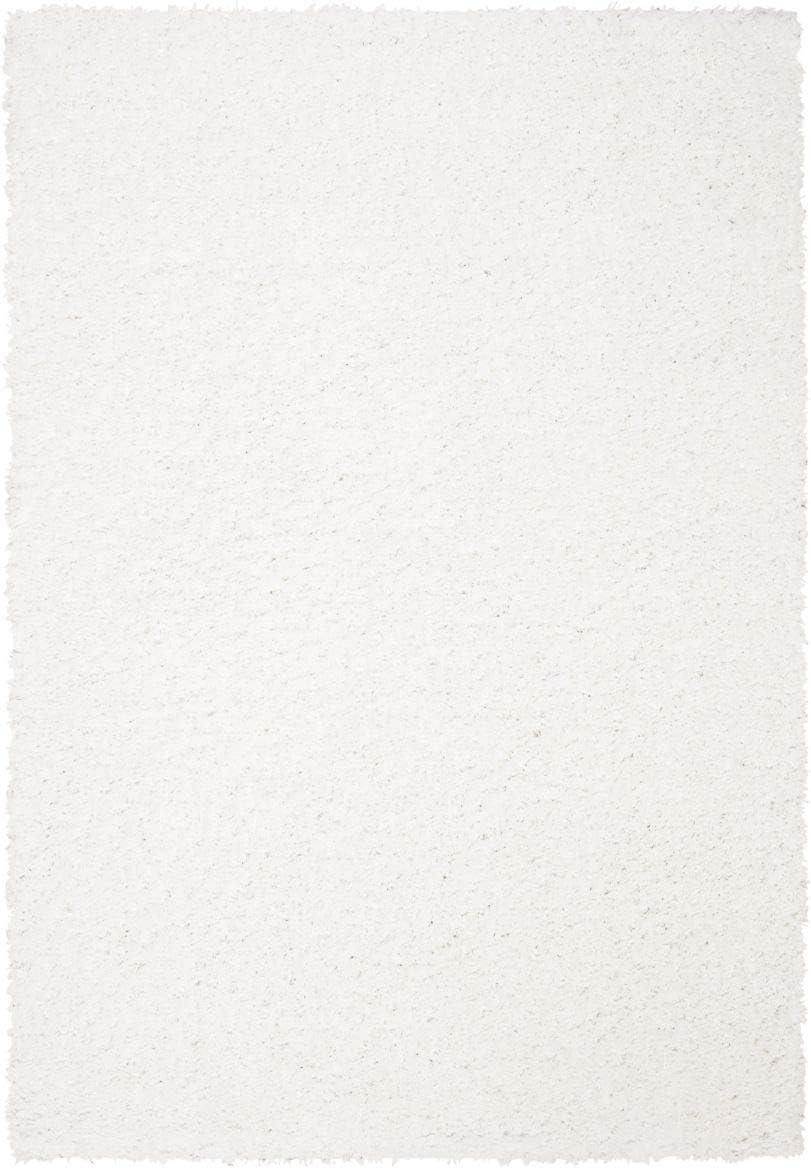August Shag AUG200 Power Loomed Indoor Accent Rug - White - 2'x5' - Safavieh