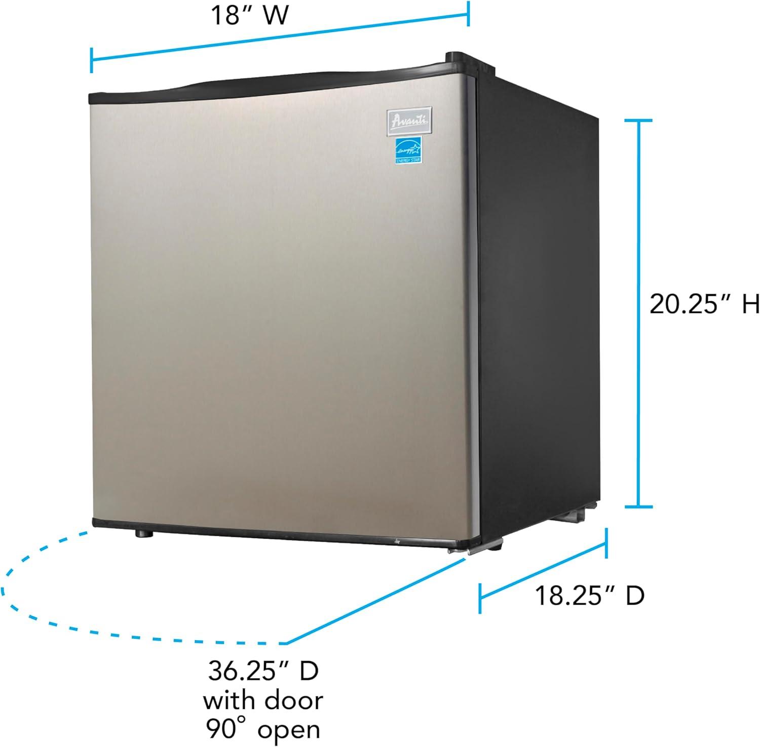 Avanti Products Avanti 1.7 cu. ft. Compact Refrigerator